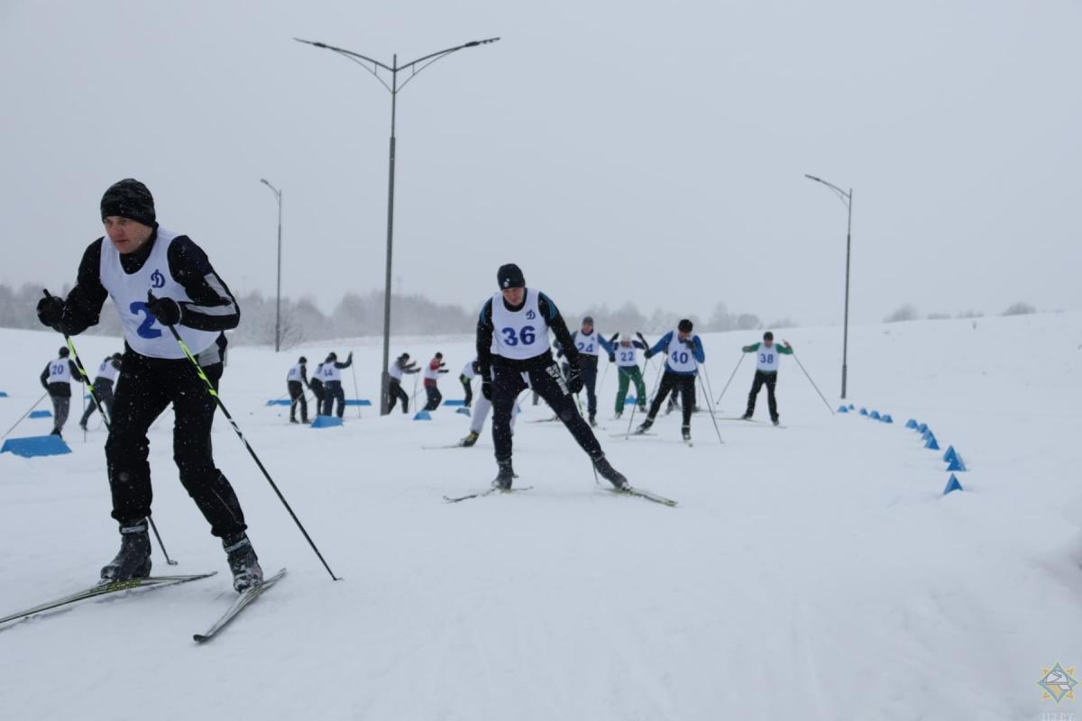 Чемпионат Могилевского областного УМЧС по лыжным гонкам прошел в Чаусах