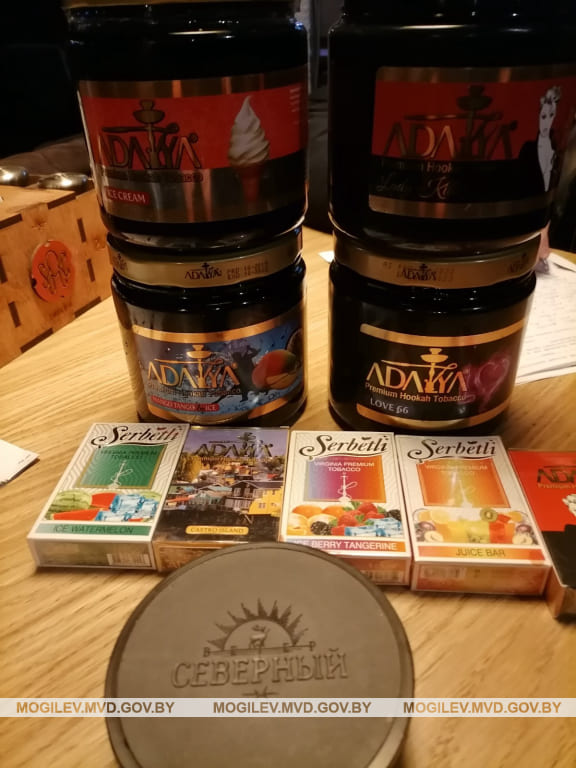 2,5 кг курительного табака для кальяна изъяли в Бобруйске