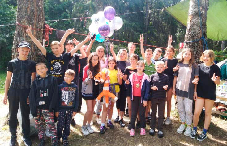 В палаточном лагерь «Ветразь» ГУДО «Центра туризма и краеведения «Паруса» г. Могилева отдохнули около 200 ребят