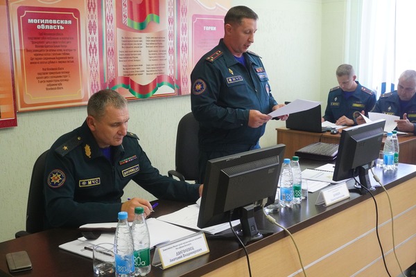 Коллегия Могилевского областного управления МЧС прошла в Горках