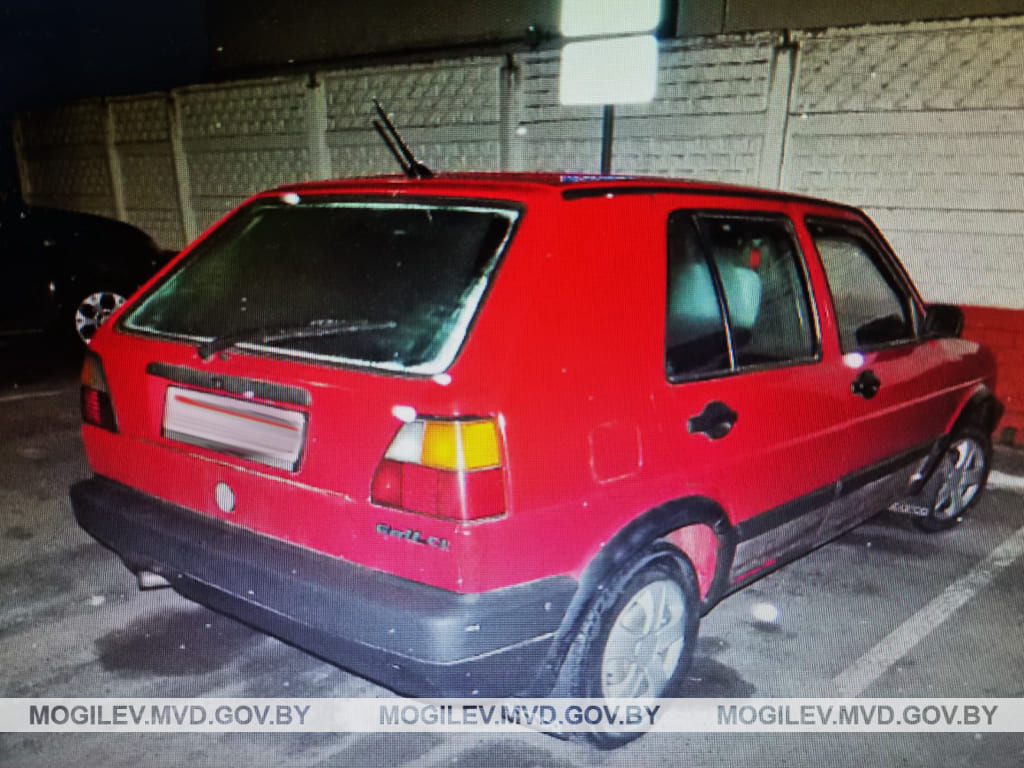 Угон автомобиля раскрыли в Мстиславле