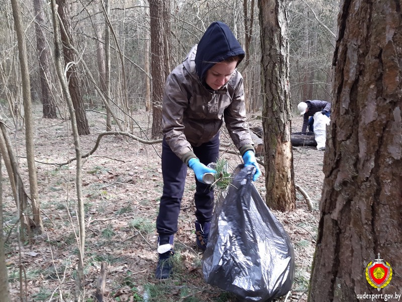 Сотрудники УГКСЭ по Могилевской области приняли участие в экологической акции