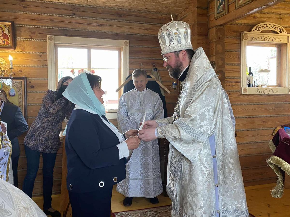 На территории Весновского дома-интерната открыли и освятили церковь в честь святого Патрикия