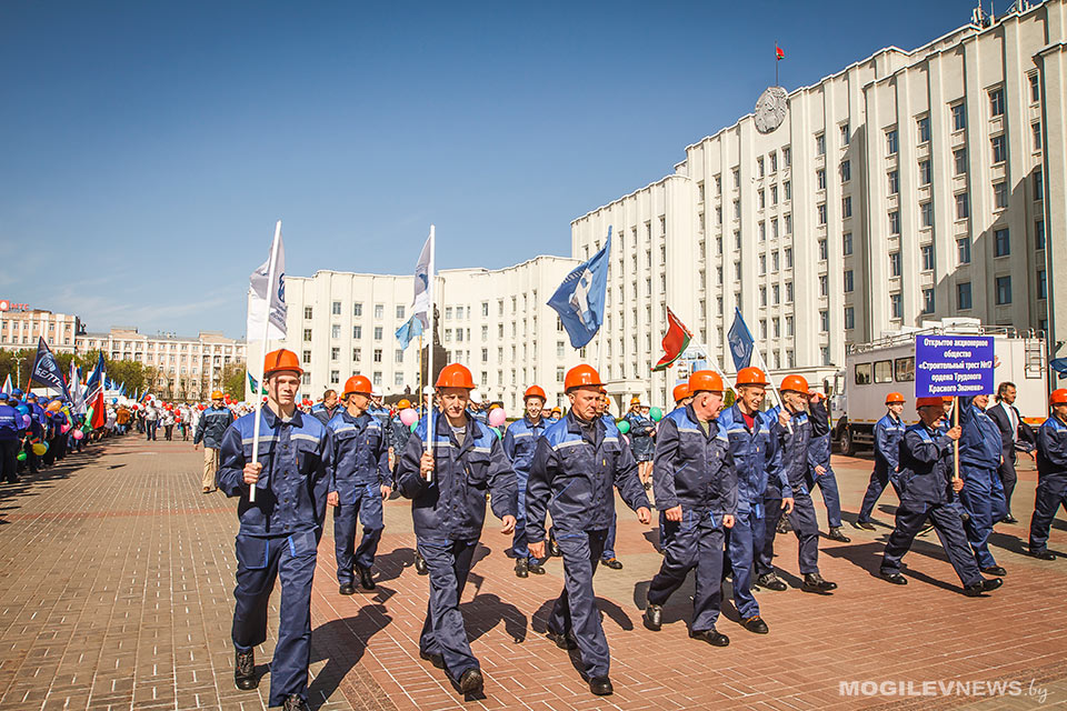 Утверждена программа праздничных мероприятий, посвященных 1 мая, в Могилеве