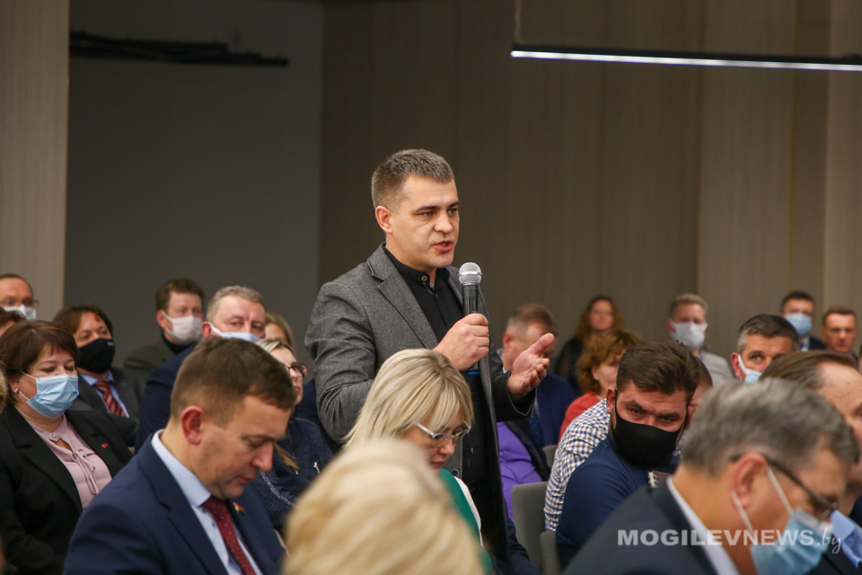 В Могилеве прошла встреча с представителями малого и среднего бизнеса области. Фото