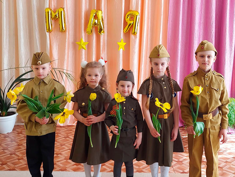 Фестиваль чтецов «Мы о войне стихами говорим» прошел в климовичском ясли-саде №6