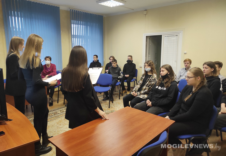 Ученики СШ №13  Могилева приняли участие в проекте «Блок-Тайм информационной безопасности». Фото