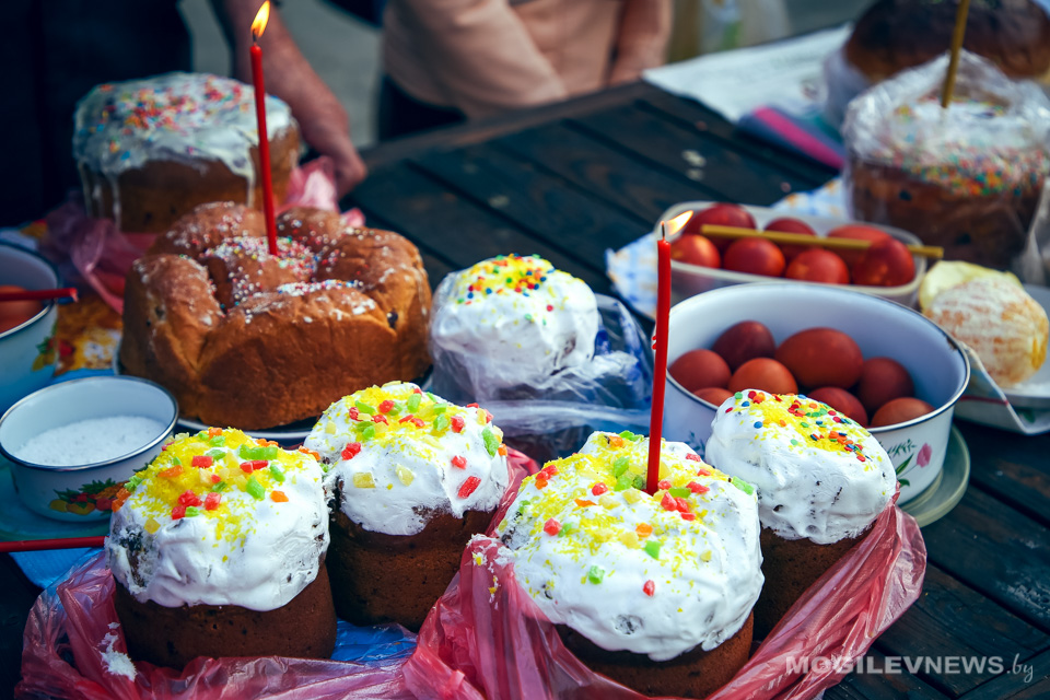 Расписание пасхальных богослужений и освящения продуктов в Могилеве и Бобруйске