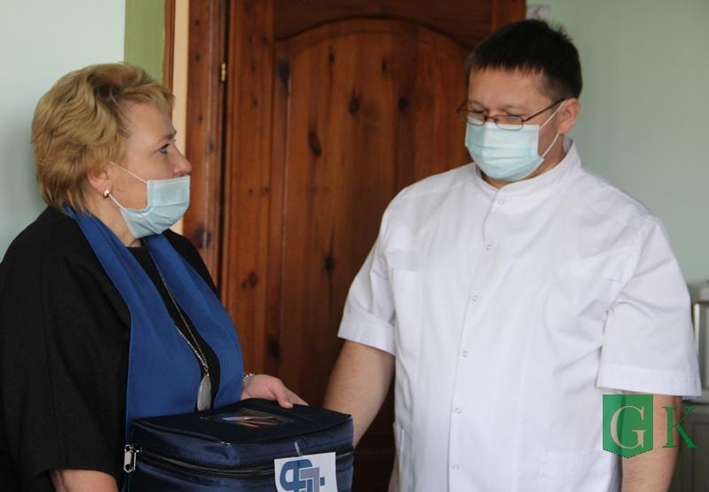 Профсоюзы оказали спонсорскую помощь Костюковичской ЦРБ