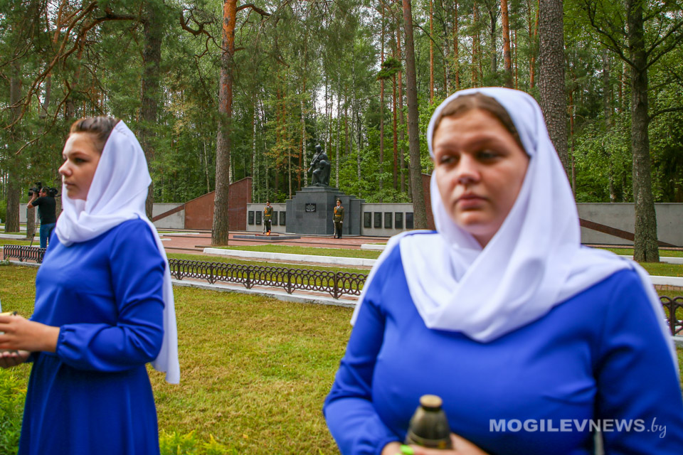 Мемориальный комплекс партизанской славы "Усакино" в Кличевском районе открыли после реконструкции. Фото