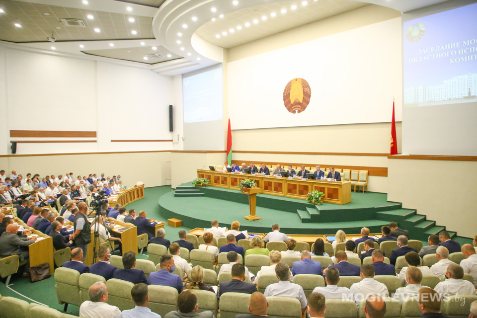 Итоги социально-экономического развития Могилевской области за полгода подвели в облисполкоме. Фото