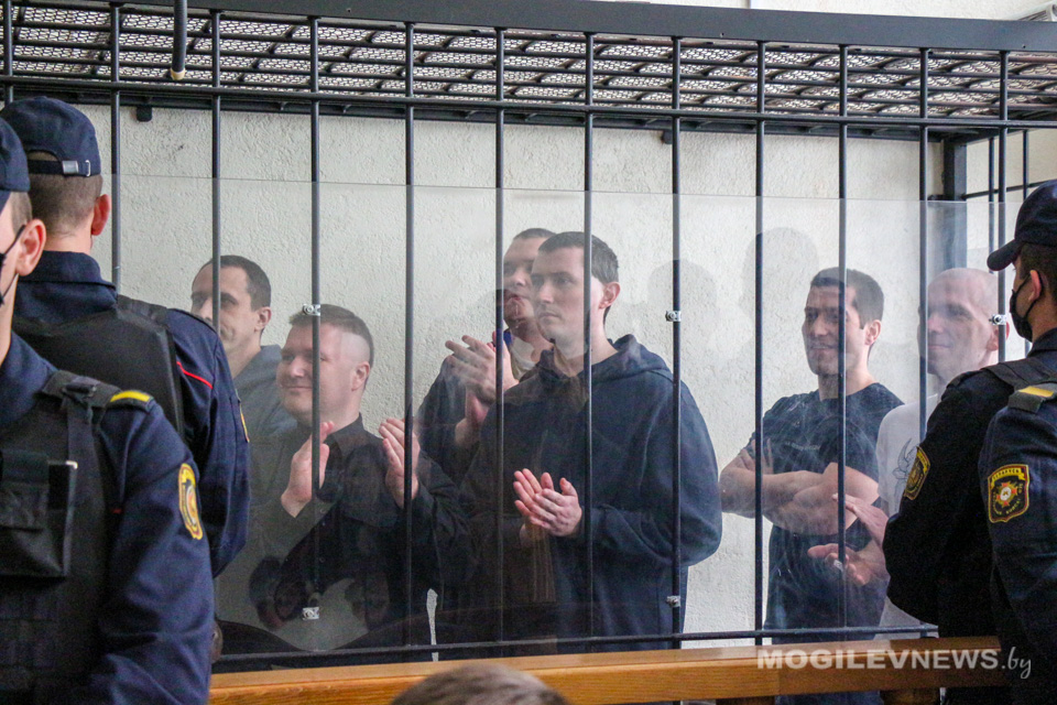 Заседание суда по делу о массовых беспорядках против семерых активистов завершилось в Могилеве