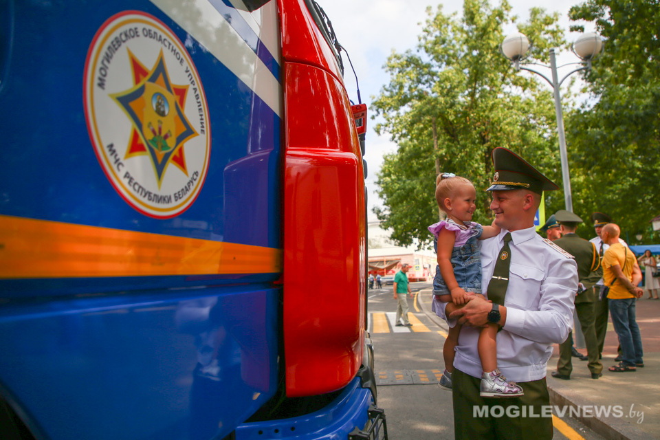 В Могилеве отметили день пожарной службы. Фото