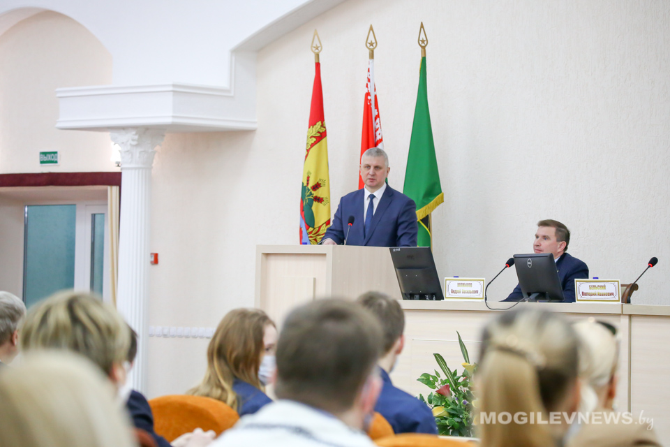 Валерий Бельский встретился с профессорско-преподавательским составом БГСХА. Фото