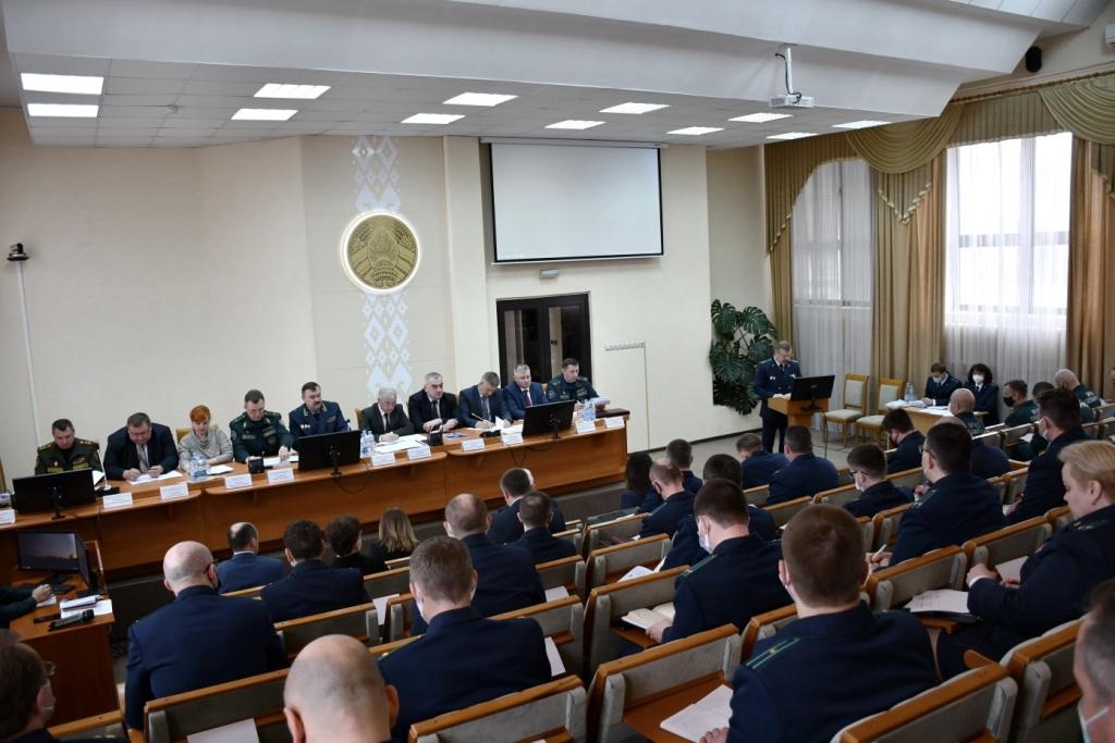 Ухудшившуюся ситуацию с пожарной безопасностью в регионе обсудили все субъекты профилактики в прокуратуре Могилевской области