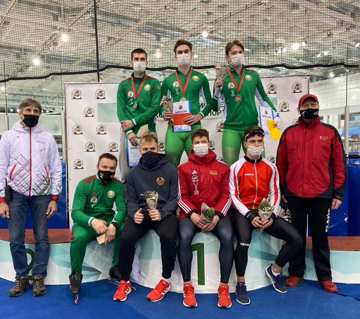 Могилевские спортсмены заняли второе общекомандное место на открытом чемпионате Беларуси по конькобежному спорту