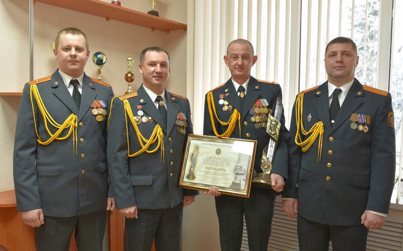 Кричевский РОВД награжден переходящим почетным призом имени батальона милиции К. Г. Владимирова