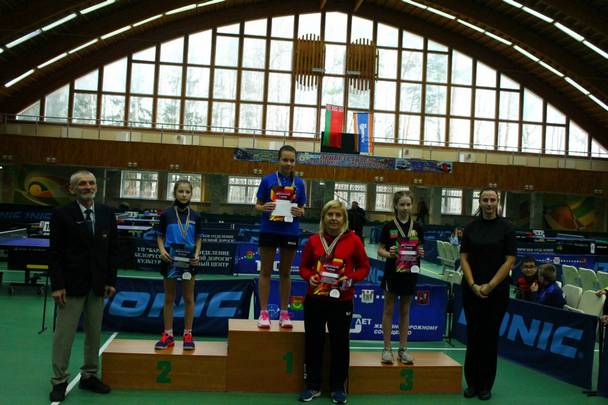 Юная могилевчанка завоевала «бронзу» на республиканском турнире по настольному теннису