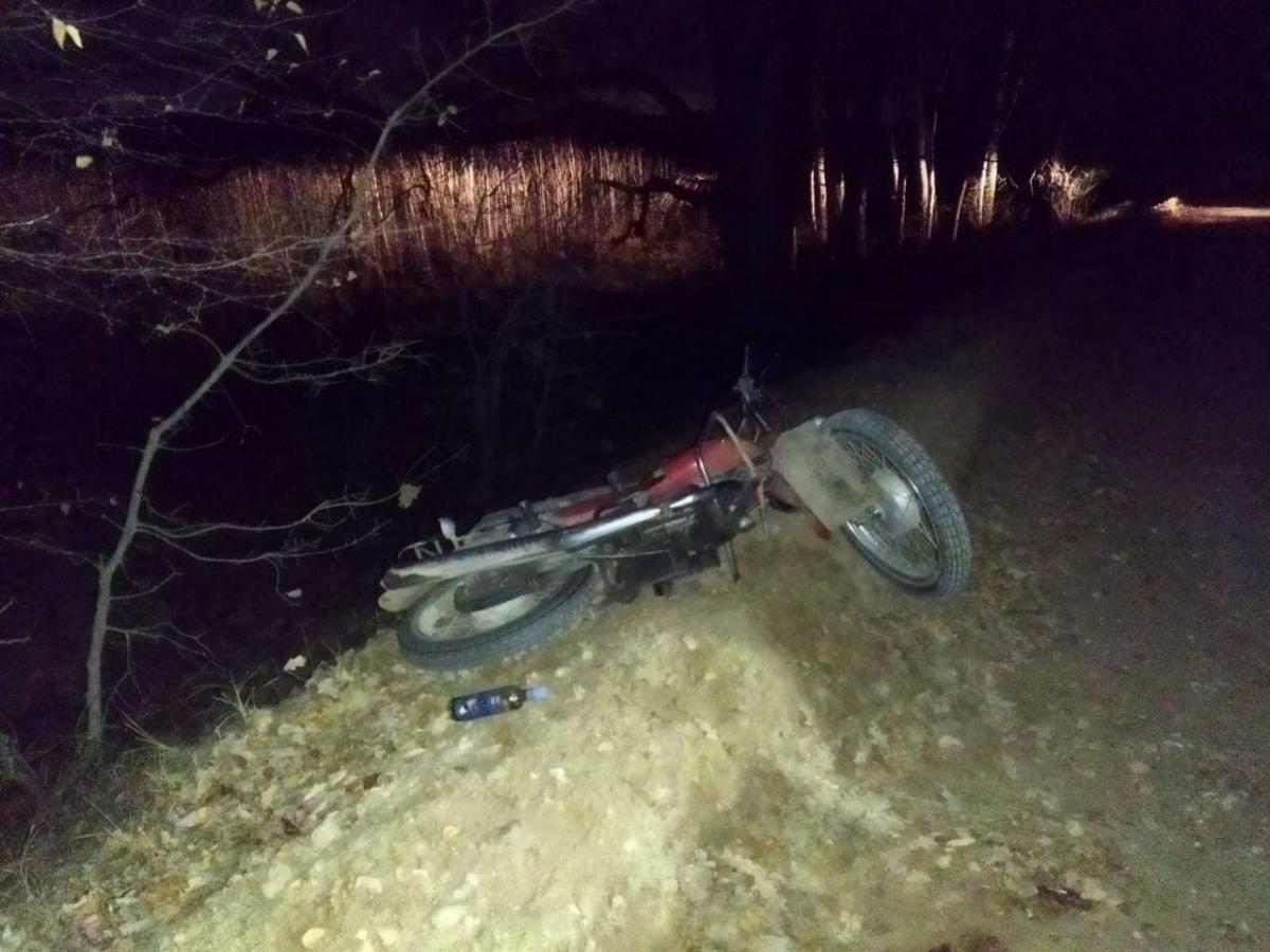 Тяжелую черепно-мозговую травму получил мотоциклист в результате аварии в Чаусском районе