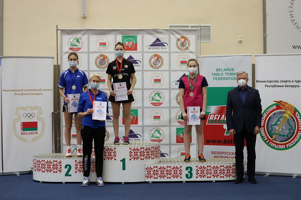 Спортсменка из Кличева стала первой на республиканском турнире по настольному теннису