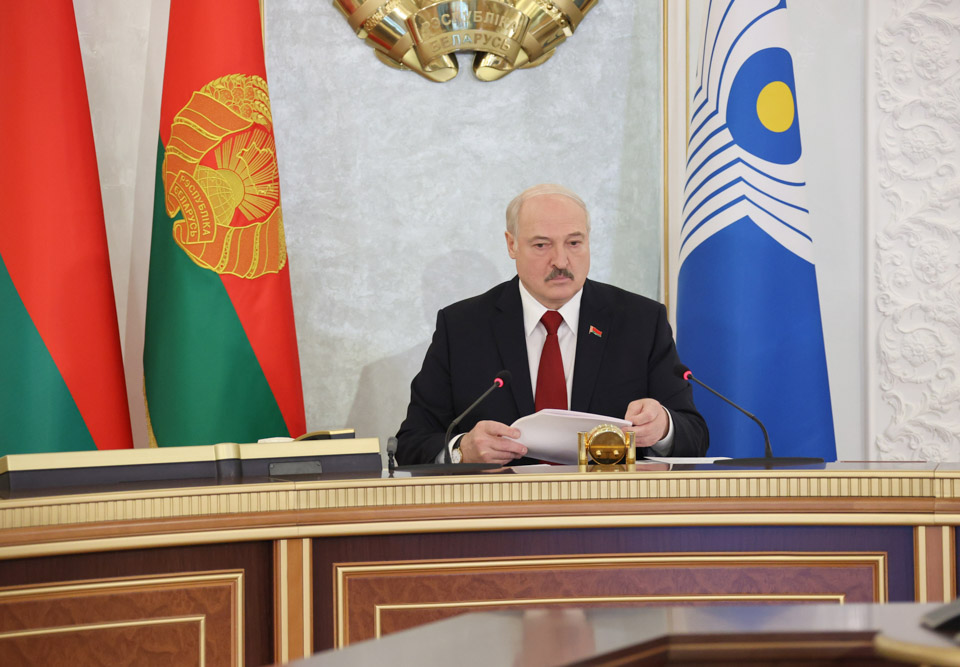 О пройденном пути, защите интересов и локомотиве интеграции. Главное из речи Александра Лукашенко на саммите СНГ