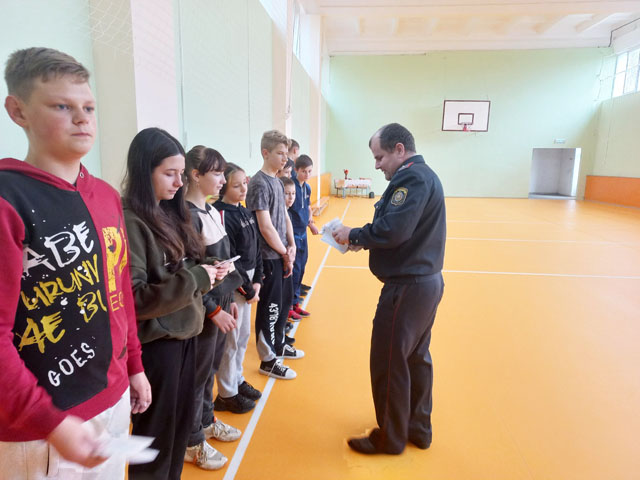 Учащиеся климовичских школ приняли участие в специальном комплексном мероприятии «Подросток»