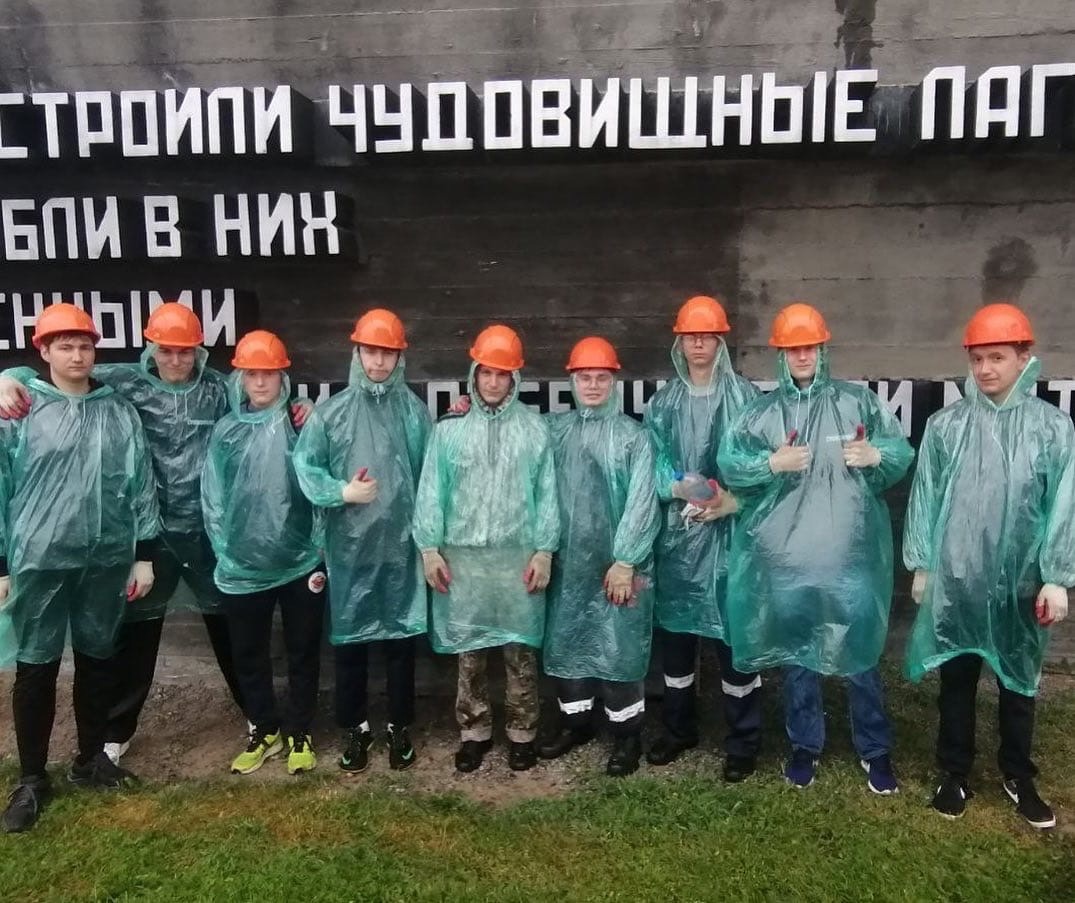 Бойцы студотряда «Патриоты» приступили к работе на Всебелорусской молодежной стройке в «Хатыни»