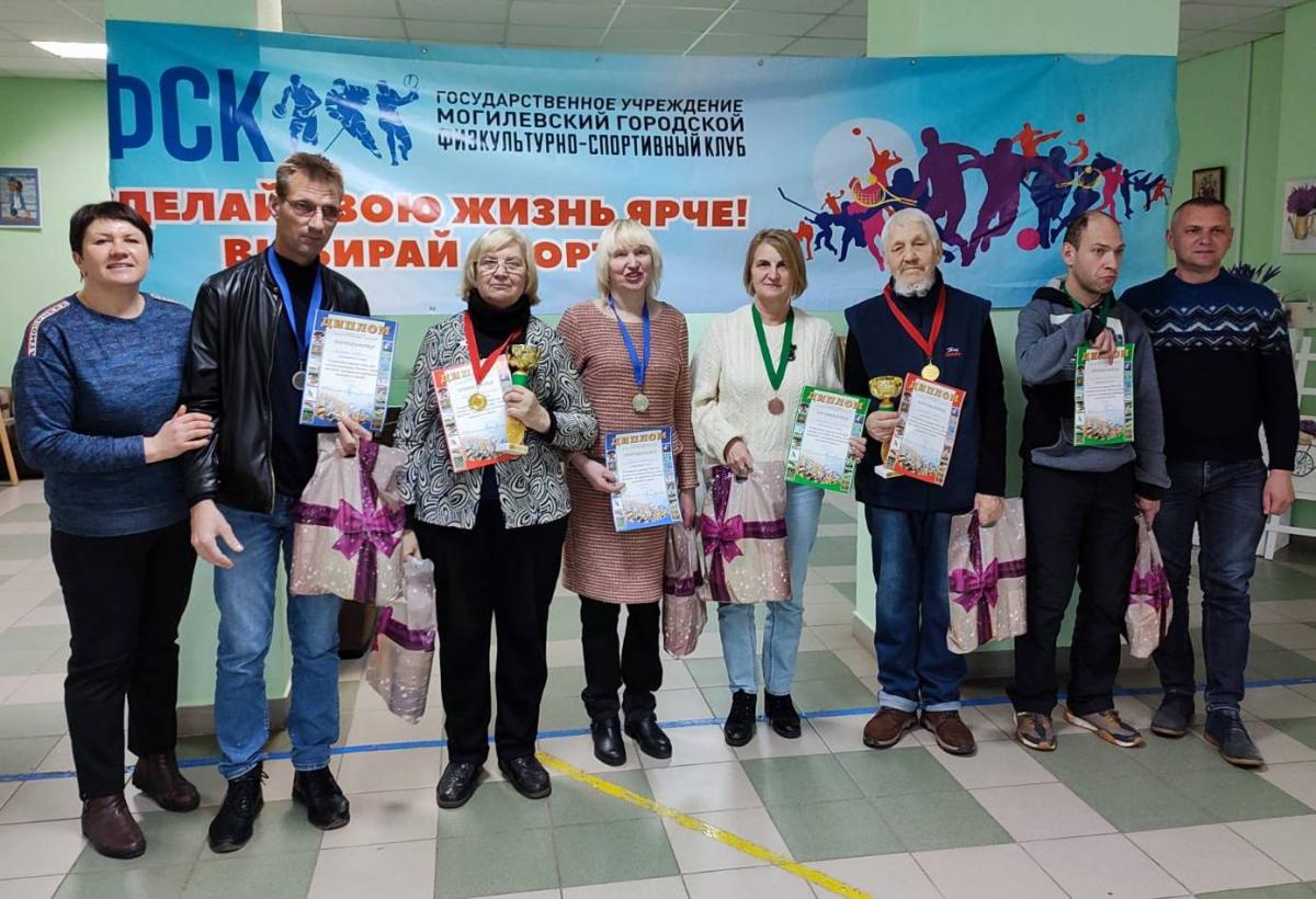 Шашечный турнир, в рамках месячника «Человек с белой тростью», прошел в Могилеве