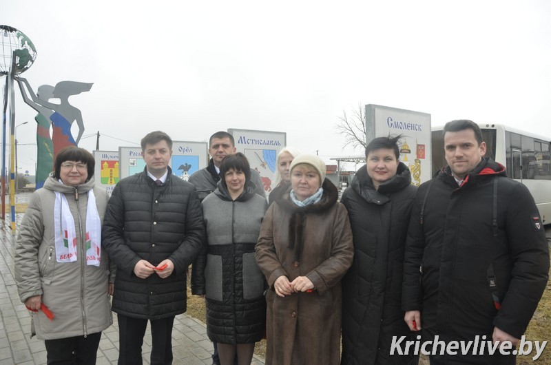 В Кричеве открыли памятный  знак «Города с общим историческим наследием»