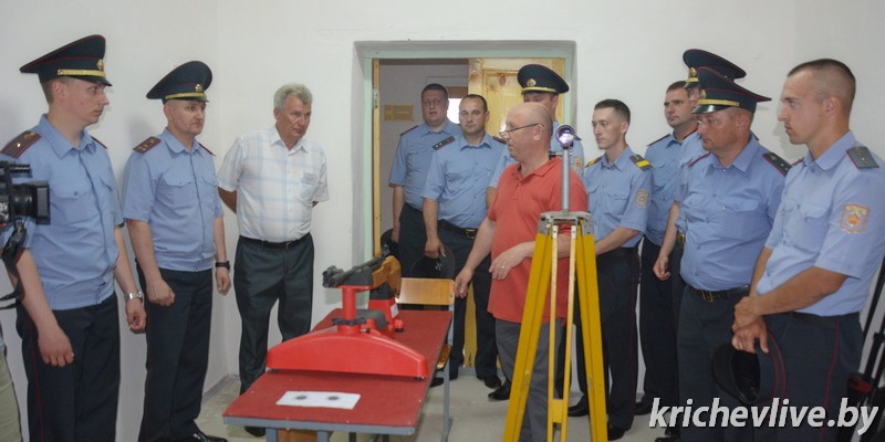 Учебно-методический сбор с милиционерами-водителями подразделений охраны МВД Республики Беларусь состоялся на Кричевщине