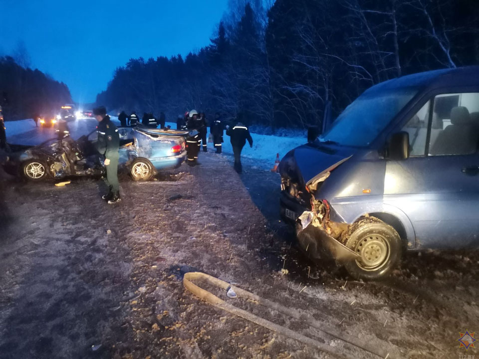 ДТП с участием трех автомобилей произошло в Могилевском районе