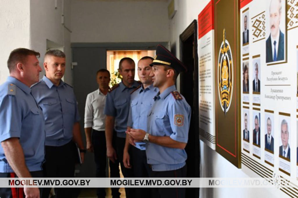 Первый заместитель Министра внутренних дел встретился в Могилеве с руководством экспериментального батальона патрульно-постовой службы