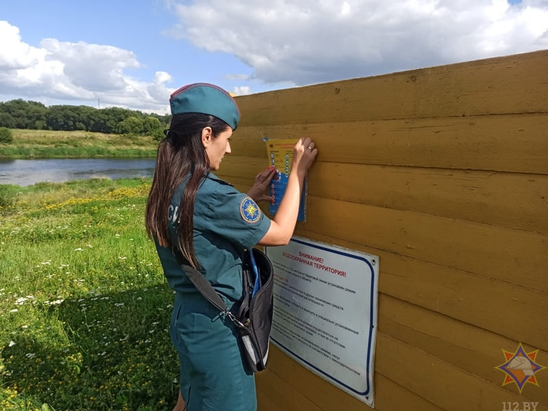 Спасатели проводят профилактические мероприятия на акваториях Шкловщины