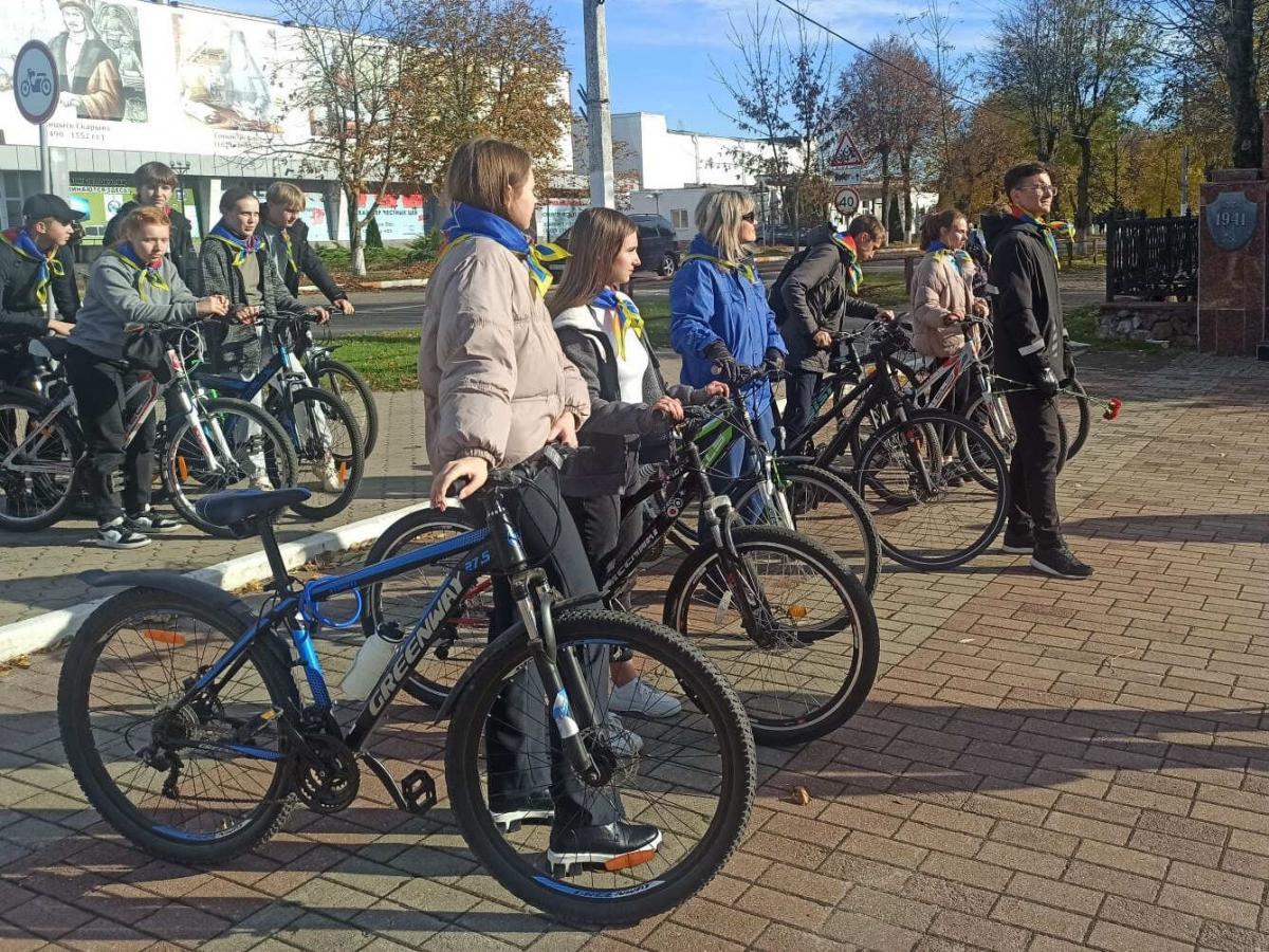 Велопробег «С днем рождения, БМООСП!» прошел в Шклове