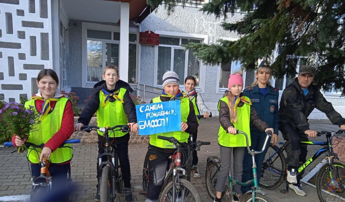 Велопробег «С днем рождения, БМООСП!» прошел в Горках