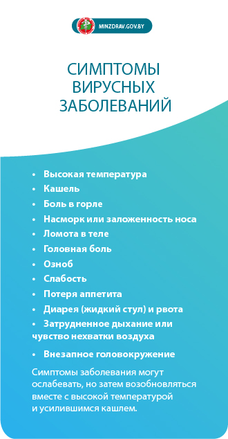 Минздрав выпустил памятку для граждан при заболевании ОРВИ, гриппом, covid-19