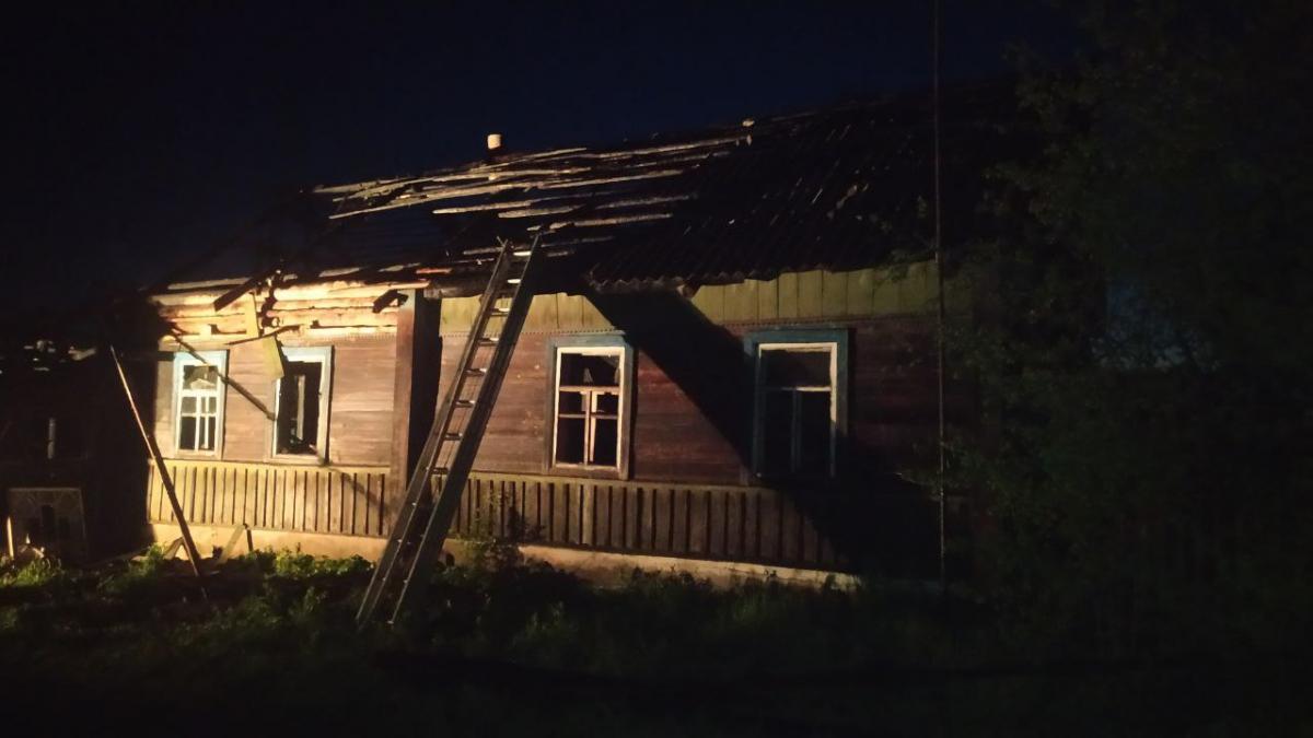 Частный дом горел в Горецком районе