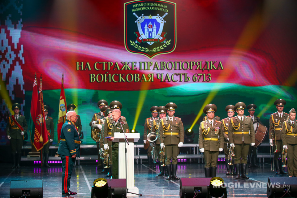 45-летие войсковой части 6713 отпраздновали в Могилеве. Фото