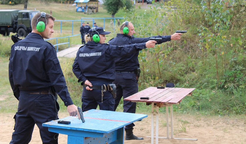 Следователи Могилевской области состязались в турнире по стрельбе