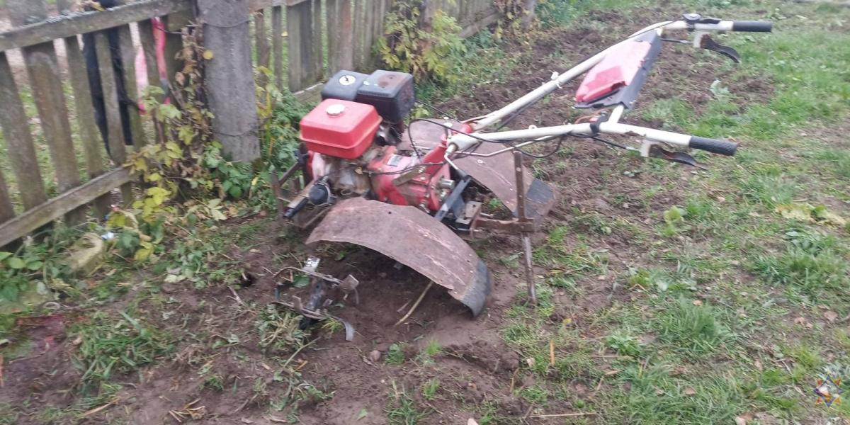Житель Краснопольского района пострадал при работе с мотокультиватором