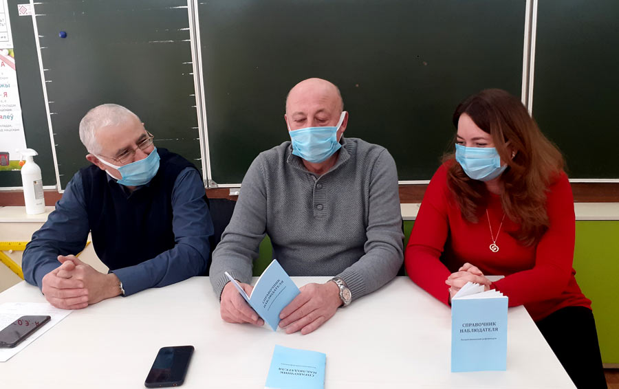 На участке для голосования №2 в Могилеве жители активно приходят голосовать досрочно