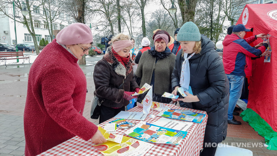 Акция, посвященная Всемирному дню борьбы с туберкулезом, прошла в Могилеве. Фото