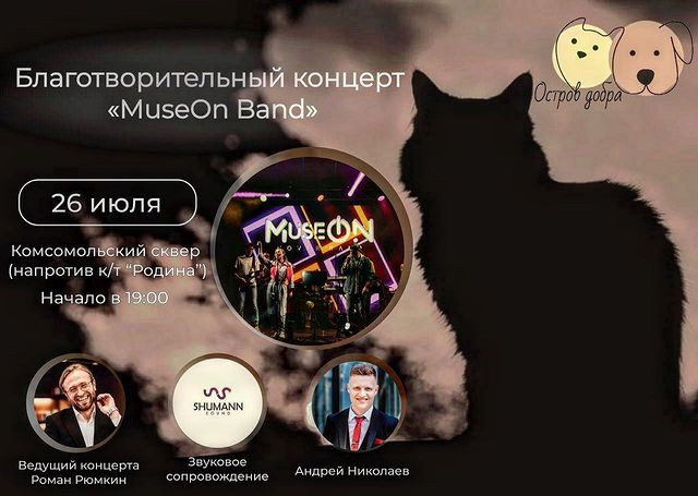 Благотворительный концерт в помощь бездомным животным организуют в Могилеве