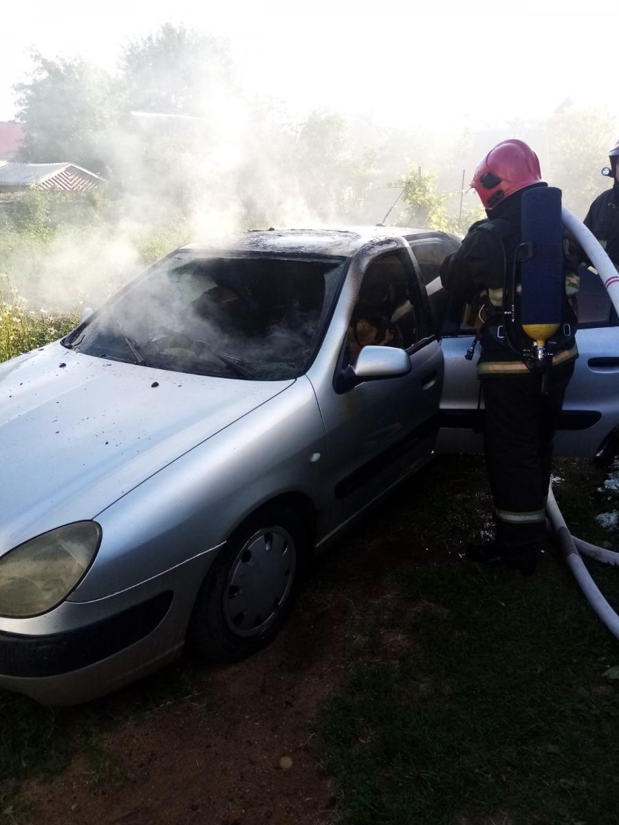 Citroen Xsara горел в Быхове