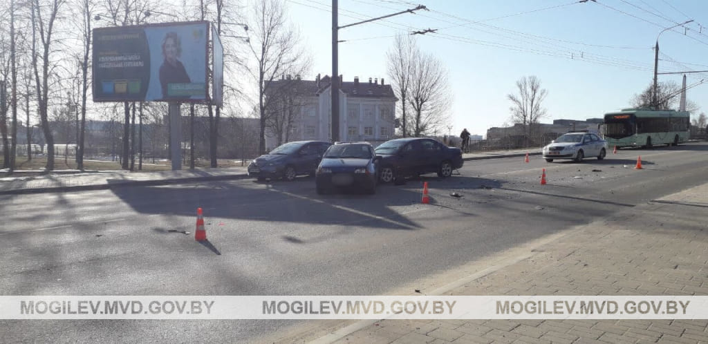 В ДТП на улице Первомайской в Могилеве пострадали женщина и ребенок