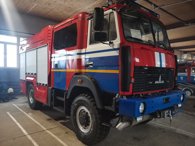 В автопарк пожарной аварийно-спасательной части №1 г.Кричева поступила новая автоцистерна
