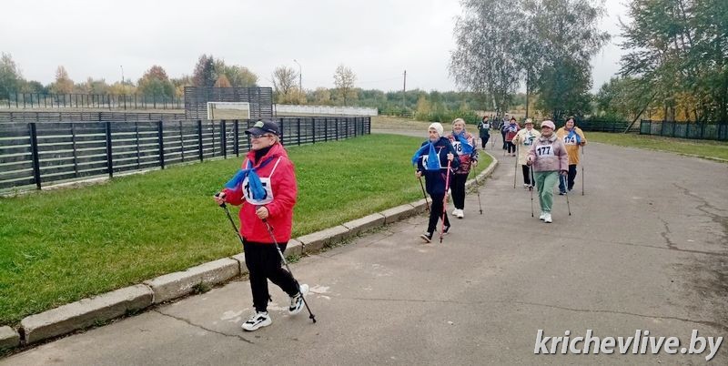 Марафон по скандинавской ходьбе прошел в Кричеве
