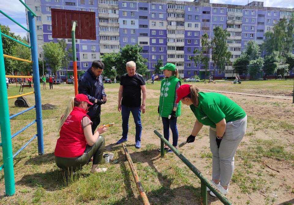 Новые игровые площадки украсят облик Могилева к 3 июля.Фото