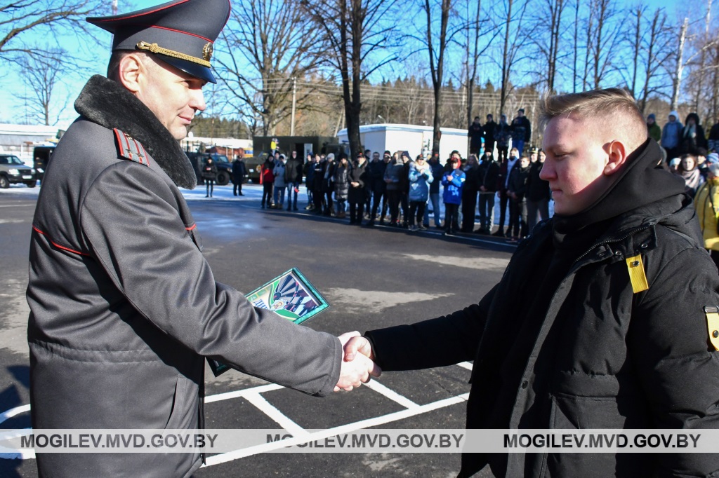 Профориентационная акция «Святое дело - Родине служить!» прошла в Могилеве