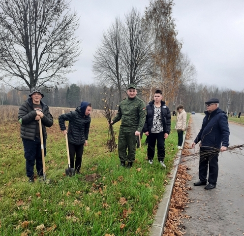 Акция «Дерево героя» прошла в Кличевском районе